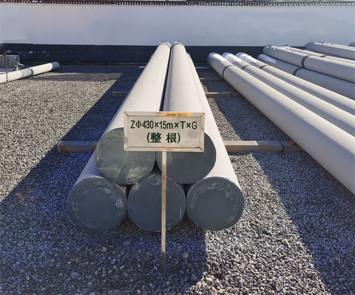 河池430×15米×T×G终端电线杆