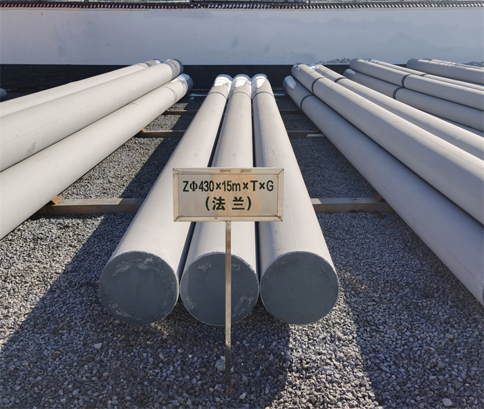 河池430×15米×T×G砼电力电杆