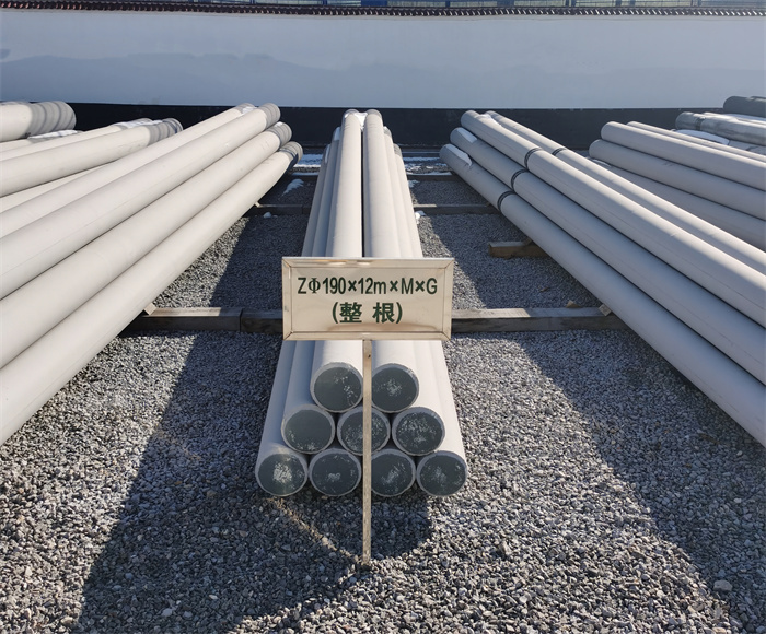 河池190×12米钢筋混凝土水泥电线杆